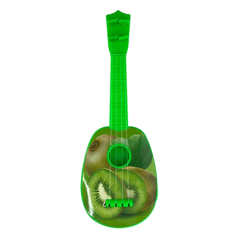 The new children's toy simulation cartoon ukulele, mini fruit guitar, early education and educational instruments are selling well at the street stall Specification drawing