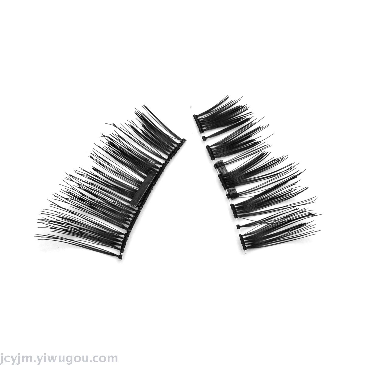 Magnetic eyelashes single magnet double magnet triple magnet details Picture