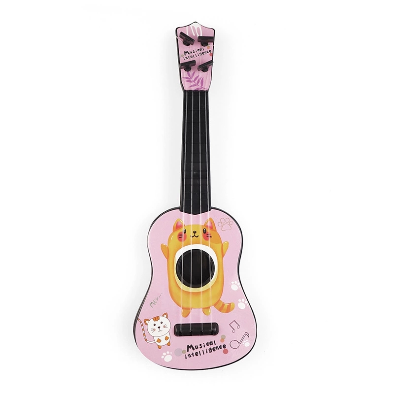 The new children's toy simulation cartoon ukulele, mini fruit guitar, early education and educational instruments are selling well at the street stall Application Scenario