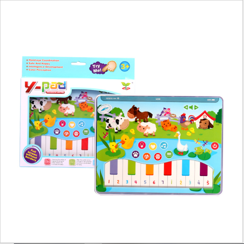 Direct sales and wholesale of children's educational English version early education learning machines, farm animal tablet story machines, and enlightenment toys details Picture