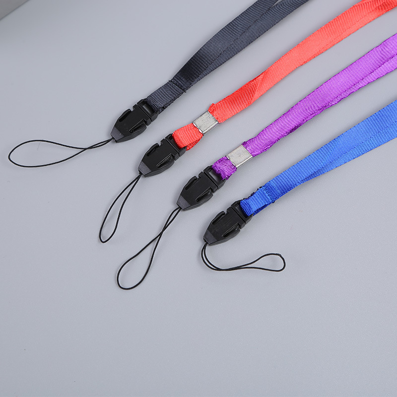 手机绳订做 工作证挂绳厂牌卡套印刷证件绳订做  绳铆钉可定制