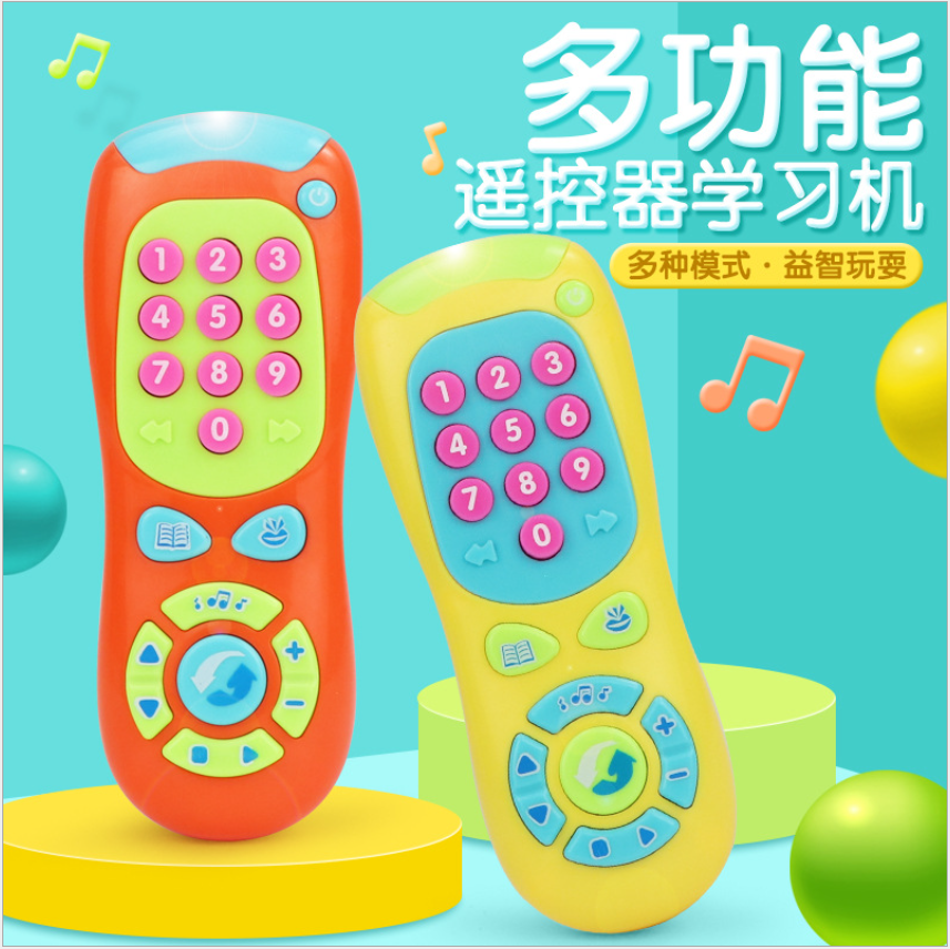 Infant and toddler fun remote control mobile phone, baby music toy 0123, early education and intelligence telephone for boys and girls aged 1, 2 details Picture