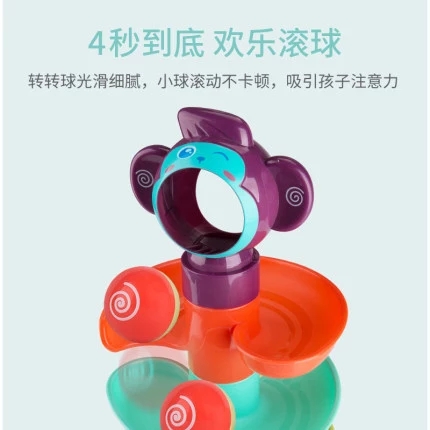 Baby play house, track spin Fun, Rolling Ball, baby Glide Tower, Stacking Fun, educational building blocks, assembly toys Specification drawing