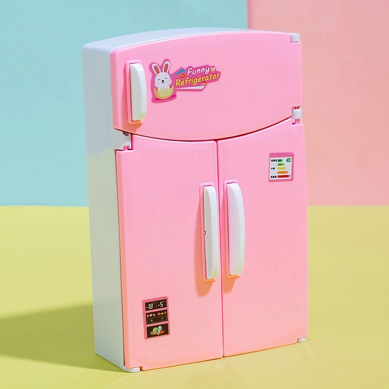 Factory direct sales of simulation household appliances, children's fun mini refrigerators, food toys, children's educational role-playing games, and cartoon toys are all selling well details Picture