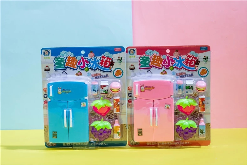 Factory direct sales of simulation household appliances, children's fun mini refrigerators, food toys, children's educational role-playing games, and cartoon toys are all selling well Item Picture