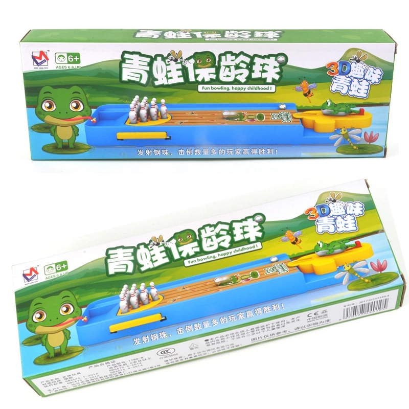 Creative frog bowling parent-child interactive game, Pinball launching platform, tabletop game, children's educational toy h Application Scenario