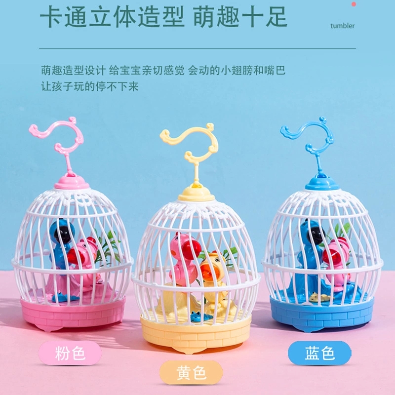 Factory wholesale voice-controlled mini birdcages toys, new and unique sensing street stall toys, voice-controlled simulation birdcages htt Application Scenario
