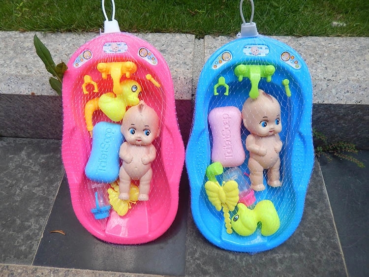 802 Bath Doll Duckling Set Bathtub Toy Children's Beach Swimming Water Play Set ht Item Picture