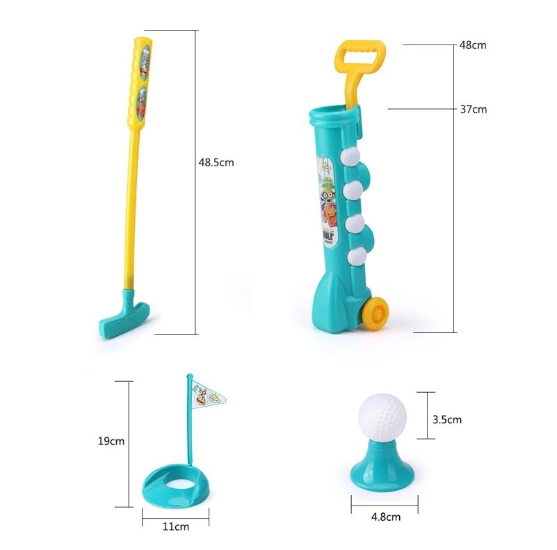 Children's parent-child sports toys, golf ball sets, club interactive games, shoulder ball sports and fitness equipment Specification drawing