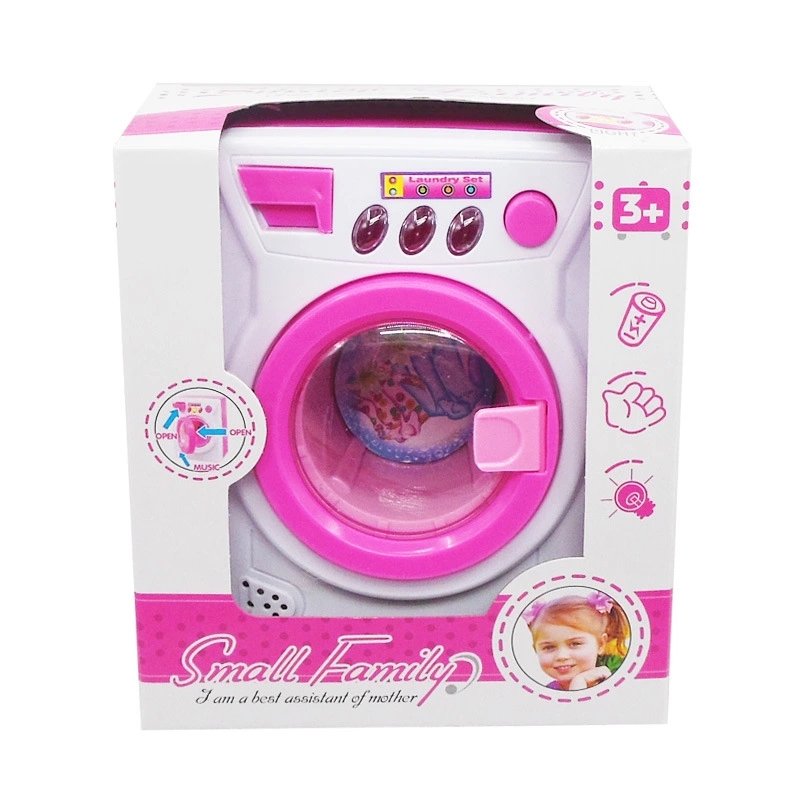 Children's educational role-playing, simulation drum washing machine, rotating electric lights, music, home appliances, toys, girls' gifts Specification drawing
