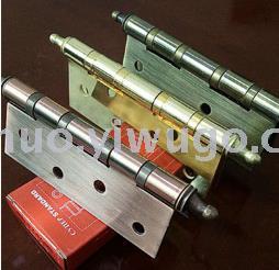4BB Golden Crown hinge bearing, 4-inch thickened hinge hinge for home cabinets, door and window hardware accessories wholesale Specification image