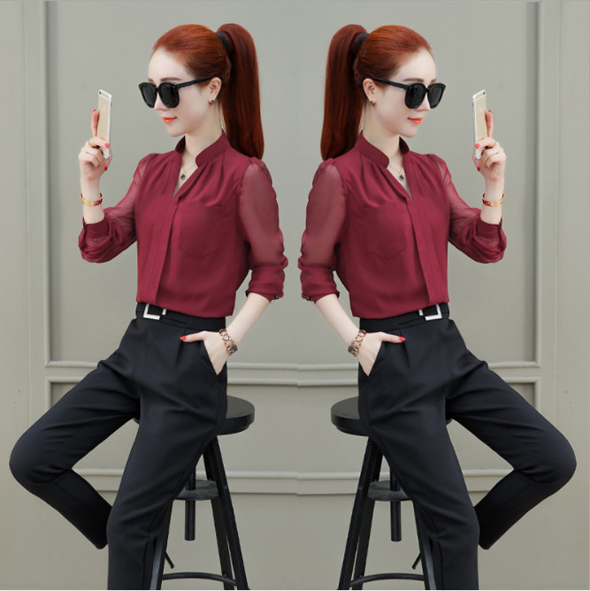 Spring and autumn new high-waisted elastic suit Harem pants, fashionable and stylish plus-size pants, loose and slimming casual pants for women Application Scenario