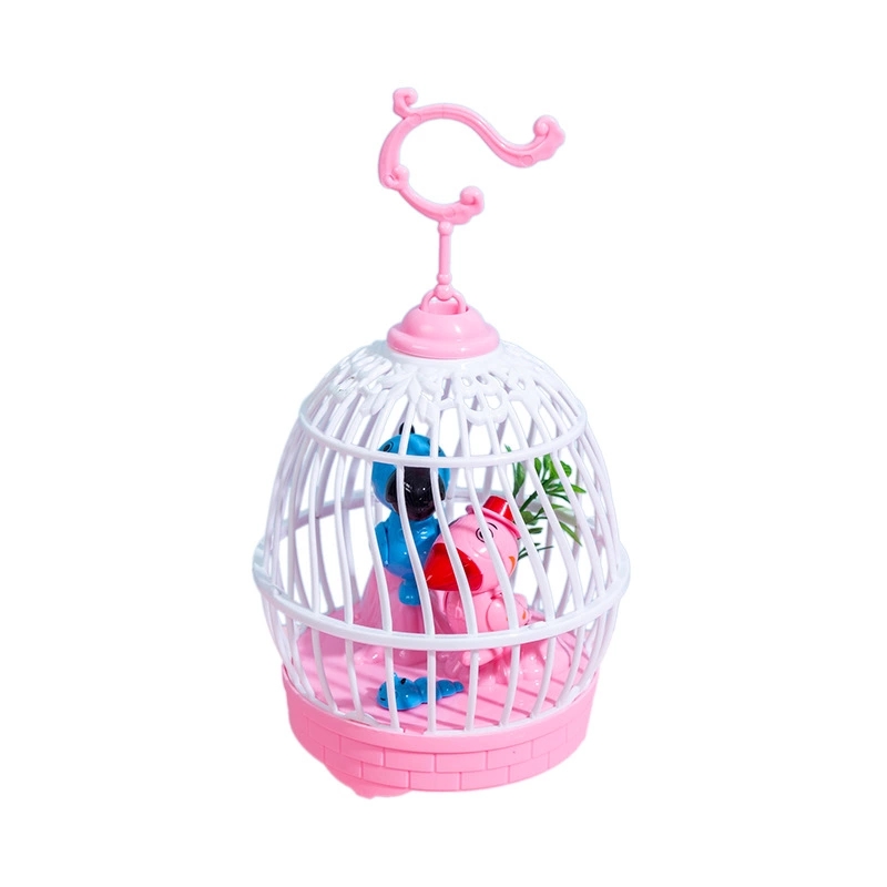 Factory wholesale voice-controlled mini birdcages toys, new and unique sensing street stall toys, voice-controlled simulation birdcages htt Specification drawing