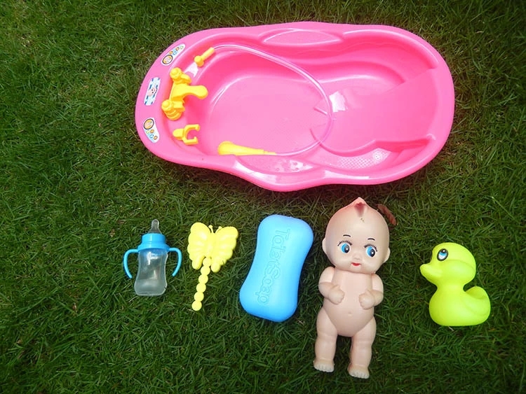 802 Bath Doll Duckling Set Bathtub Toy Children's Beach Swimming Water Play Set ht Application Scenario