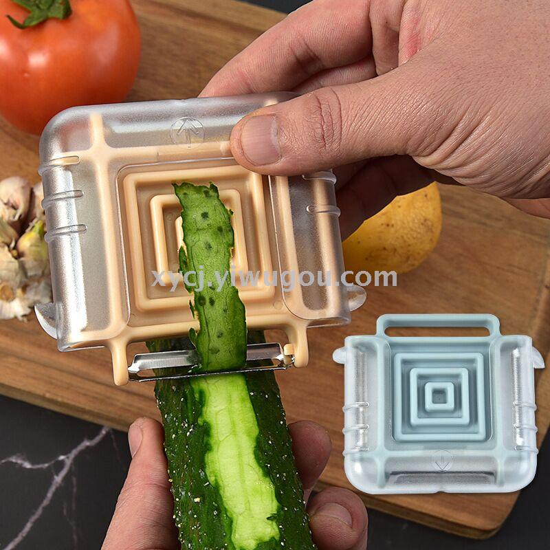 Factory direct sales of stainless steel peelers, multi-functional melon peels, three-in-one creative peelers and kitchen graters