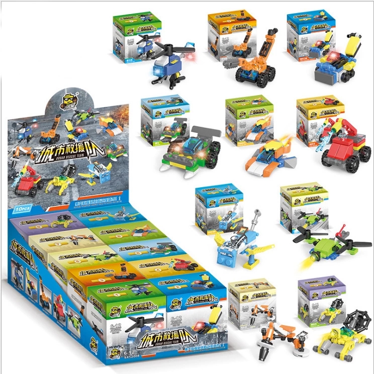 Xiaomingxing Children's Intelligence Benefits Boys and Girls Senbao Small Box Building Block Assembly and Insertion Early Education Kindergarten Gift Specification drawing