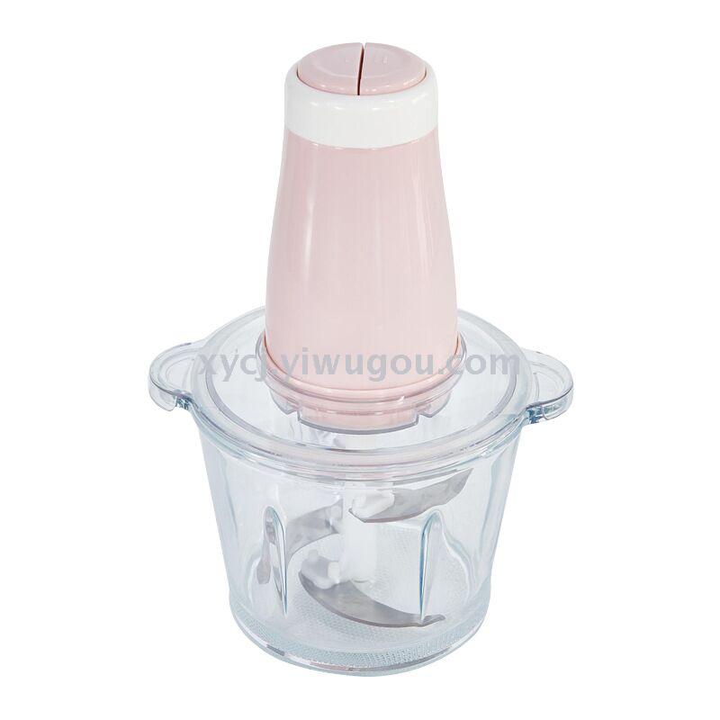 Electric meat grinder, glass and stainless steel dual-speed and dual-speed food processor details Picture