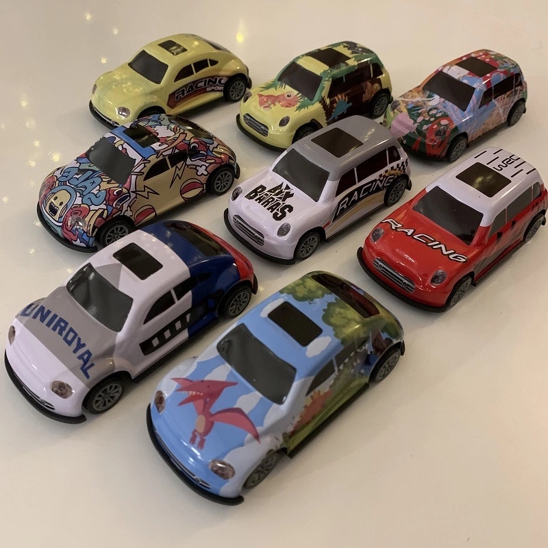 Cross-border exclusive gifts: car models, cartoon Q-version toy cars, gift cars, mini Rebound alloy cars, boys Application Scenario
