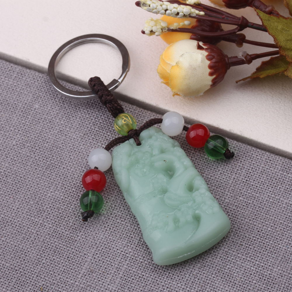 3-yuan store supply: car key pendants, PI Xiu keychains, PI Xiu key pendants, jade keychains details Picture