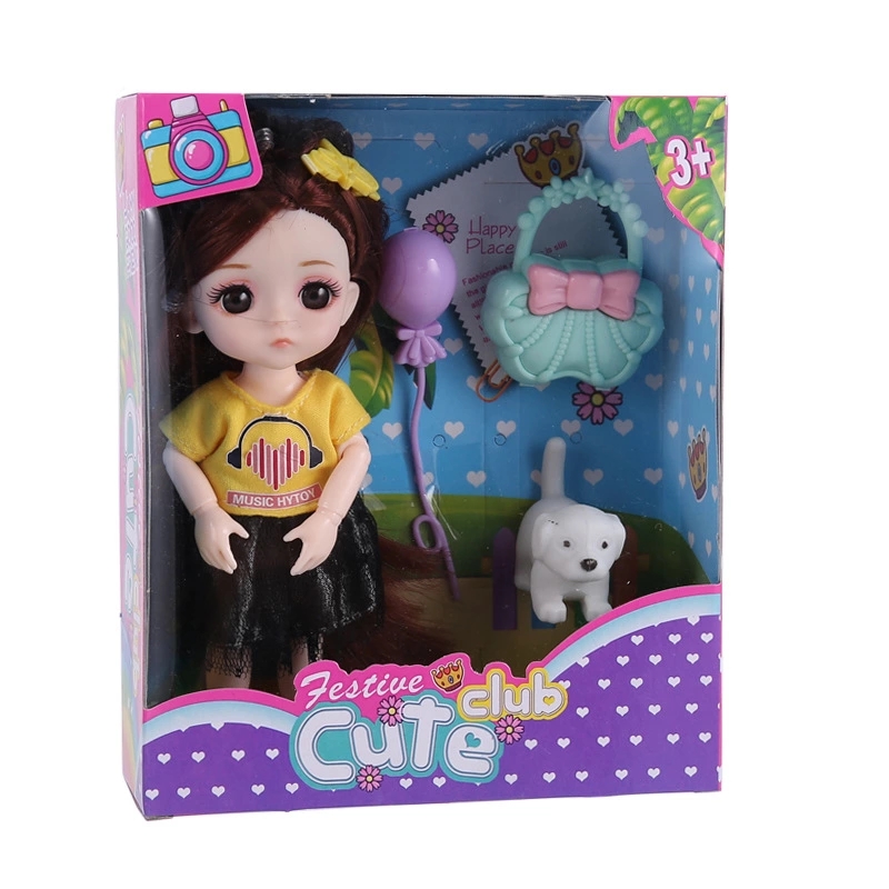 Original manufacturer, English packaging, 16 cm BJD doll simulation accessories, doll gift box, girl toy gift full figure