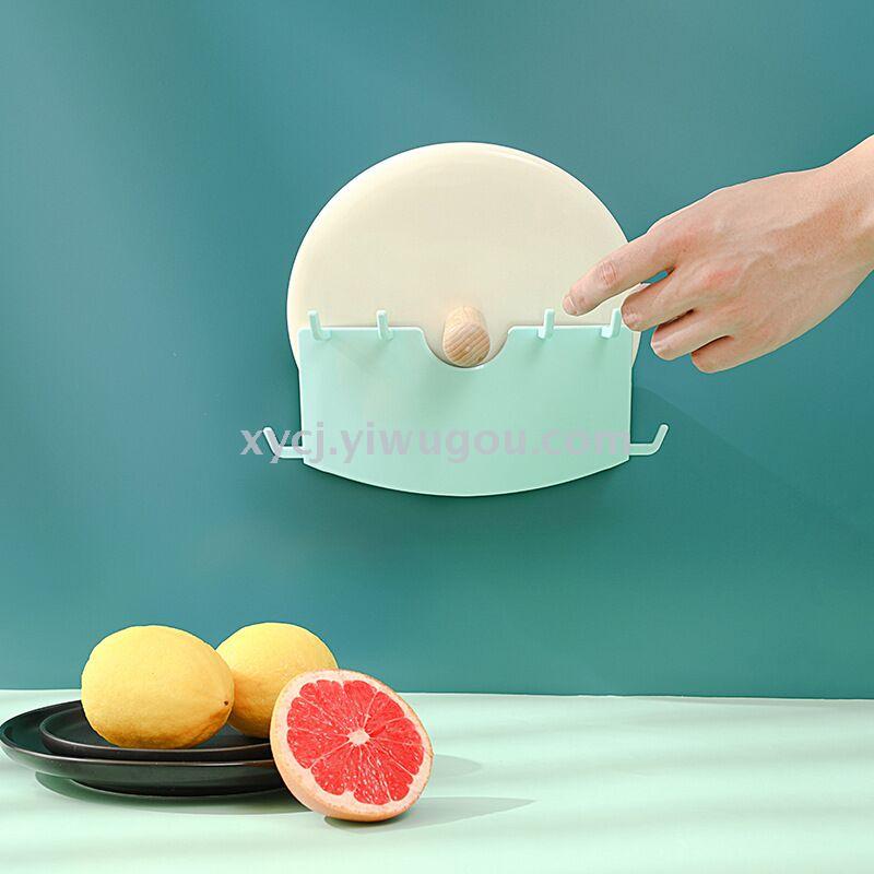 Pot lid rack, wall-mounted cutting board and chopping board storage, wall-mounted kitchen rack for placing pot LIDS details Picture