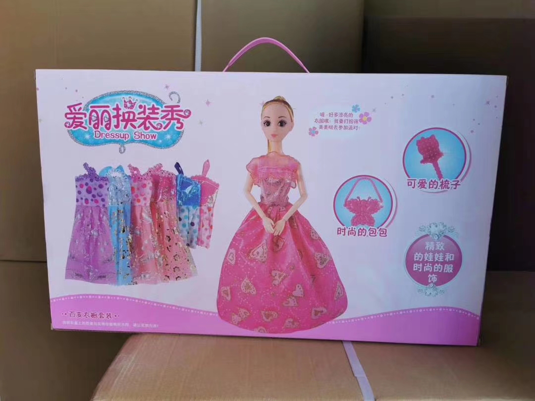 The factory's direct sales of the 3D eyeball and nine-joint Barbie doll set for Princess Aili costume are selling well at the mobile street stall Application Scenario