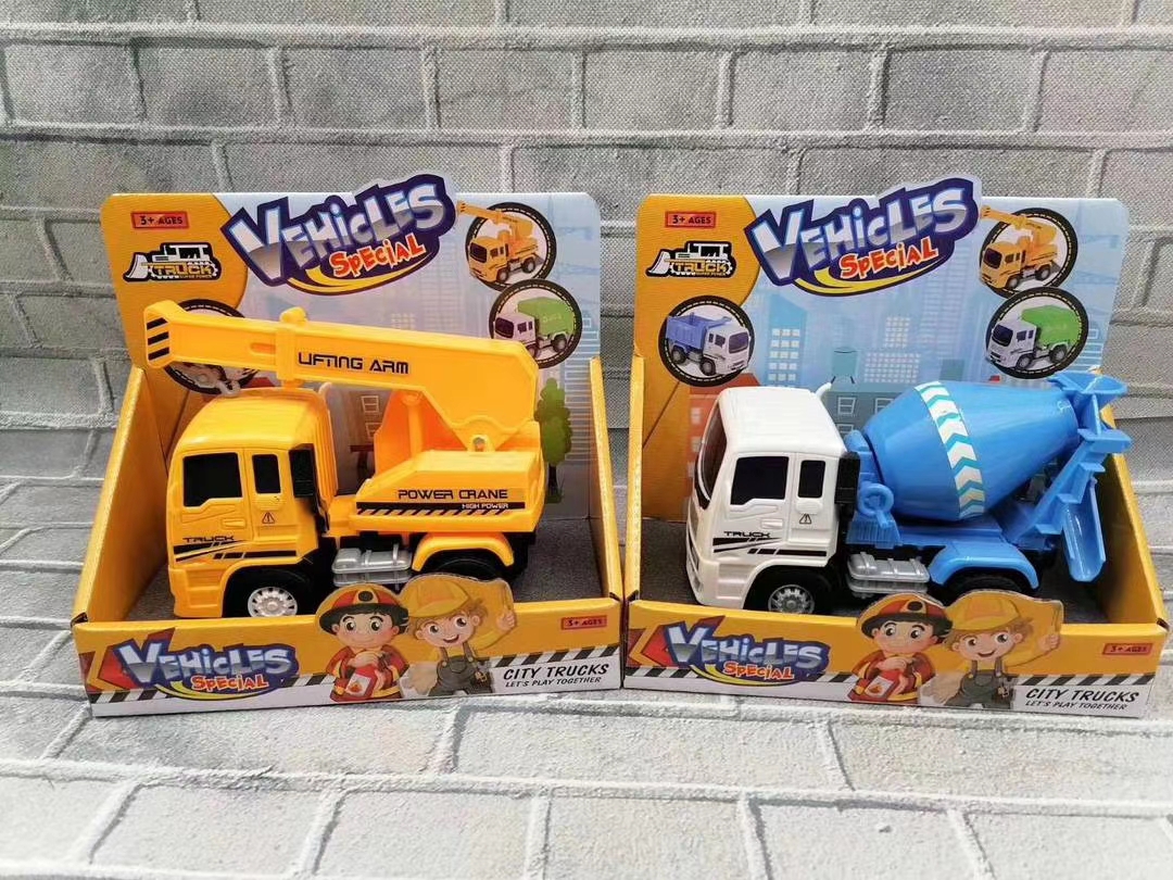 Factory direct sales of brand-new original inertial engineering vehicles with multiple mixed inertial functions made of ABS material are selling well at street stalls full figure