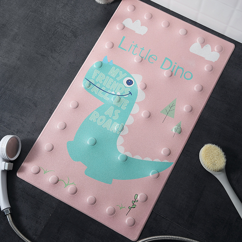 Summer Wave Cartoon bathroom anti-slip floor MATS, foot MATS, suction cups, waterproof shower room bathtub MATS, one-piece consignment, customizable