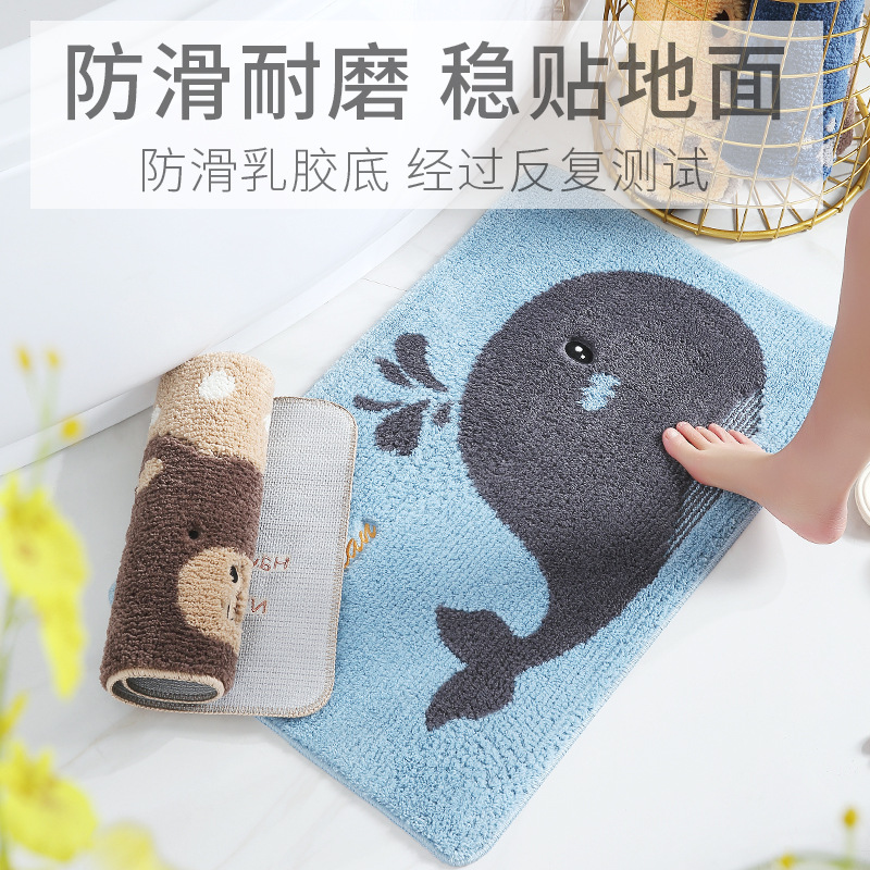 Xia Lang children's crawling mat, door mat, door mat, absorbent foot mat, household door, bathroom entrance anti-slip mat, carpet Specification image