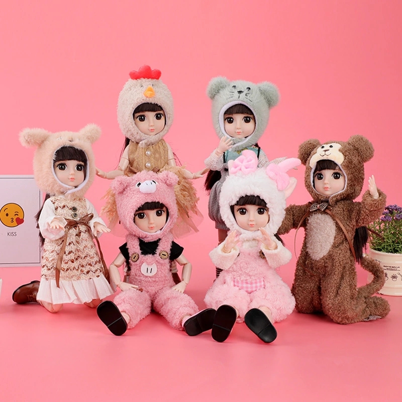 36 cm large Itian Barbie Doll gift box set for girls, princesses, children's toys, dress-up dolls in stock full figure