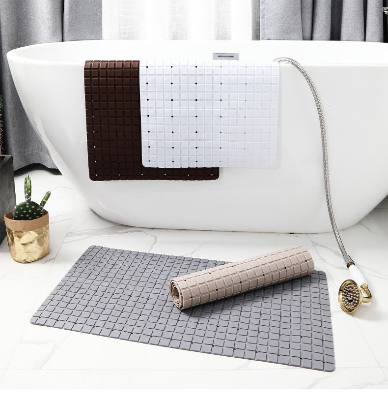 Xia Lang Cross-border checkered bathroom anti-slip MATS, shower and shower floor MATS, bathroom floor MATS with suction cups for delivery