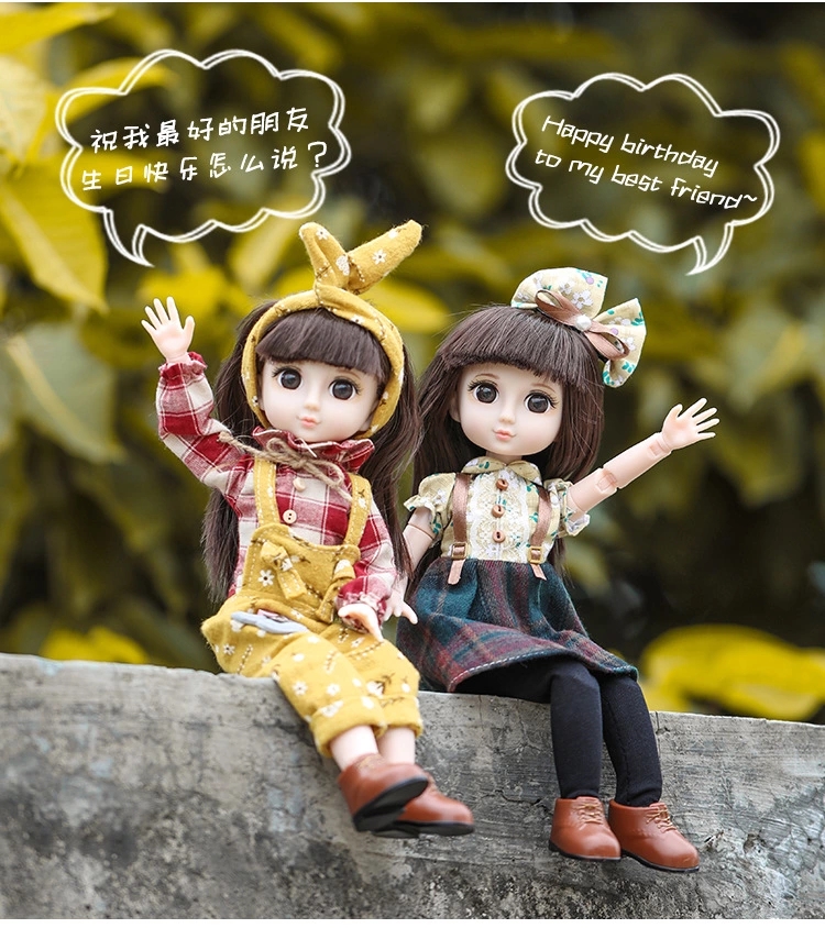 Best-selling 36-centimeter large-sized Itian Barbie doll, forest-themed girl princess doll, children's toy gift in stock Specification drawing