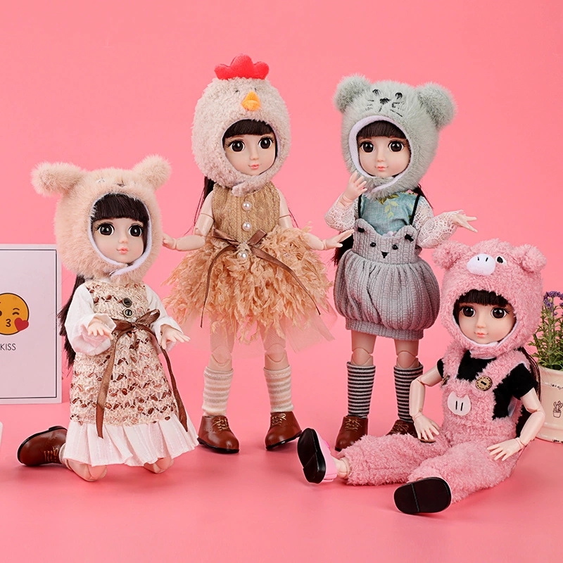 36 cm large Itian Barbie Doll gift box set for girls, princesses, children's toys, dress-up dolls in stock details Picture