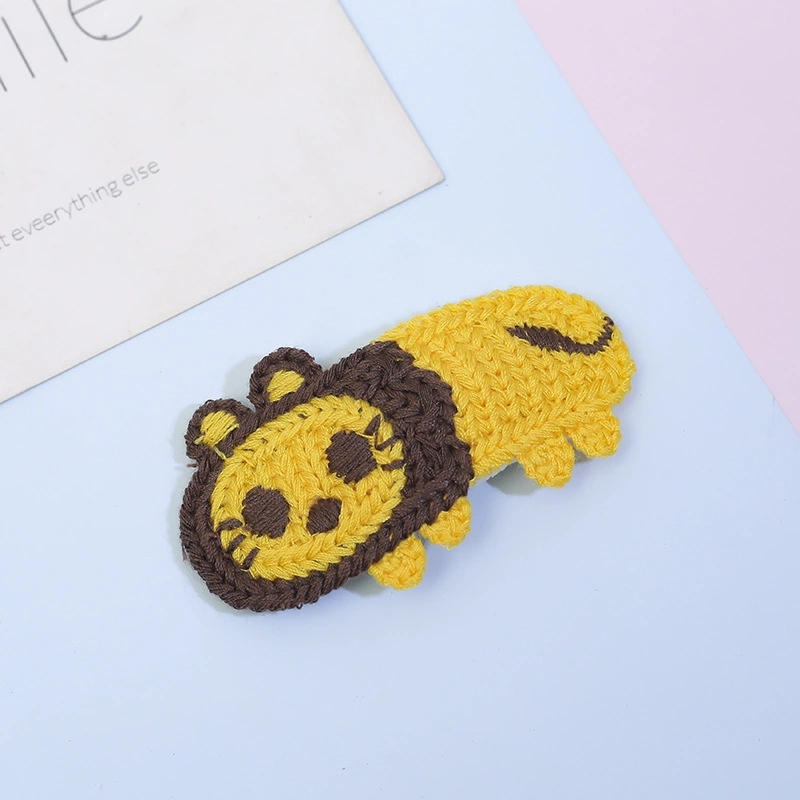 ins girl's back head clip, woolen cartoon BB clip, new sweet and cute Korean hair clip, side clip headwear ht Application Scenario
