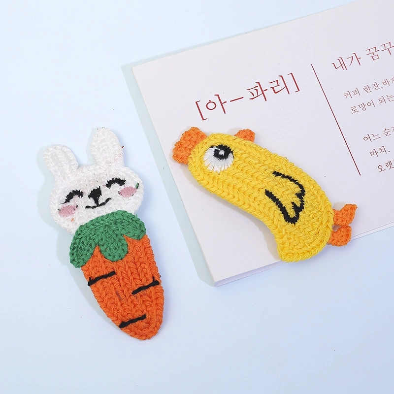 ins girl's back head clip, woolen cartoon BB clip, new sweet and cute Korean hair clip, side clip headwear ht Specification drawing