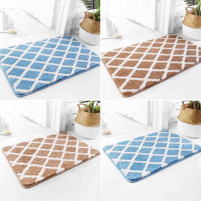 Xia Lang Classic geometric floor MATS, bathroom anti-slip MATS, door floor MATS, home entrance, bedroom carpets, cross-border Application Scenario