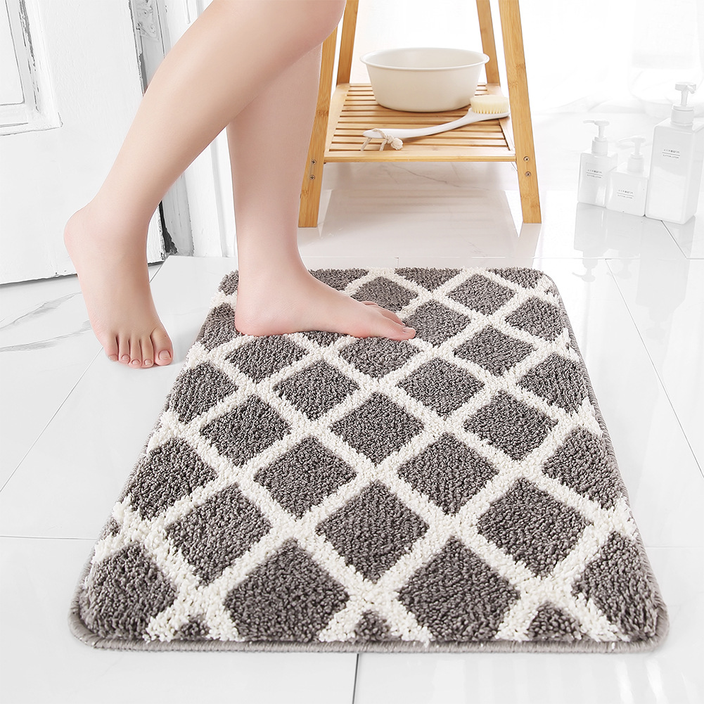 Xia Lang Classic geometric floor MATS, bathroom anti-slip MATS, door floor MATS, home entrance, bedroom carpets, cross-border Specification image