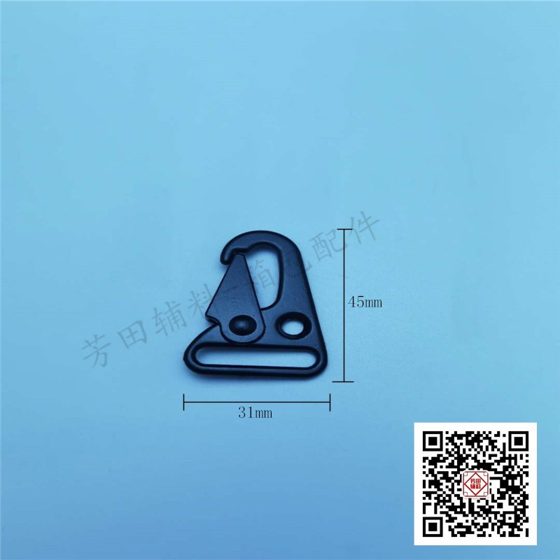 26mm bore electrophoresis Black zinc alloy keychain Lobster clasp Bag accessories Pet clasp