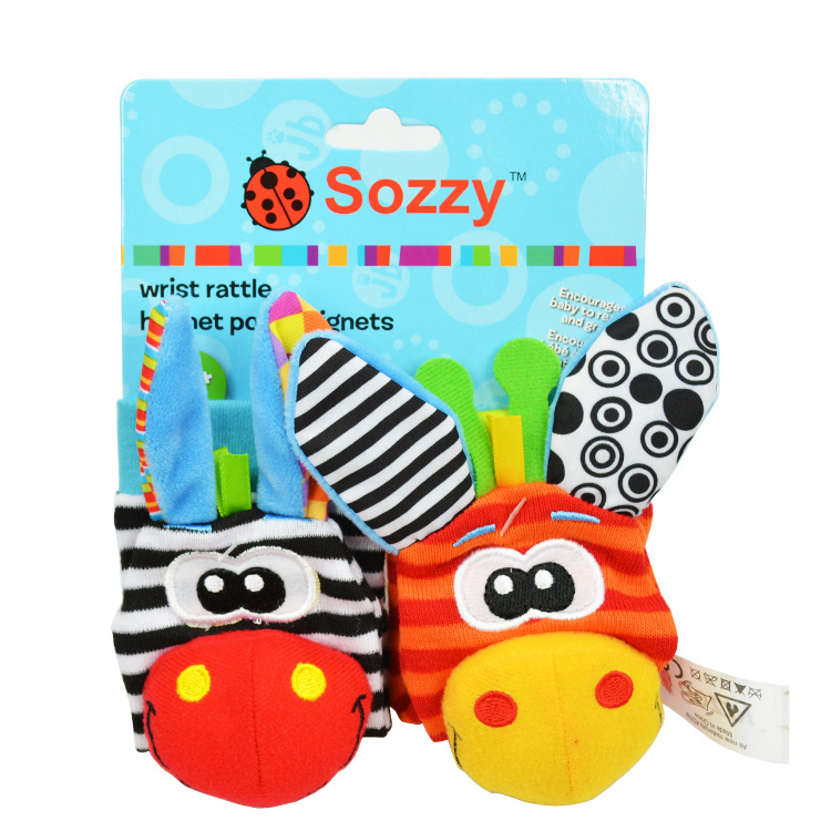 New innovative 0-1-year-old baby animal watch with a rattle to attract attention, a toy for newborns details Picture