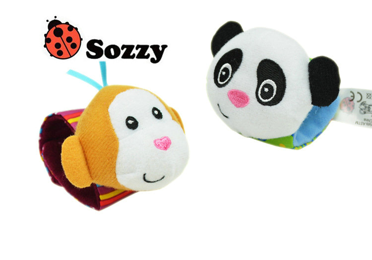 New innovative 0-1-year-old baby animal watch with a rattle to attract attention, a toy for newborns Item Picture