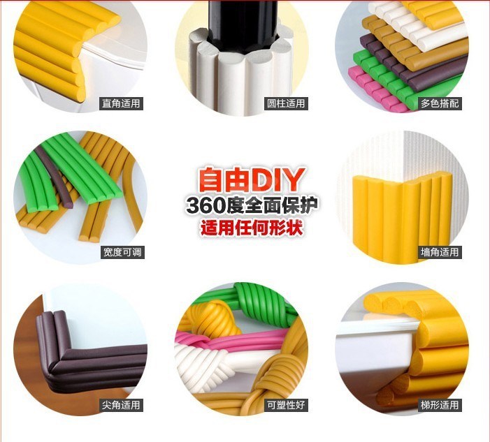 وهناك مجموعة جديدة من لوازم حماية الأطفال ذات زاوية واق من الاصطدام يبلغ طولها مترين Item Picture