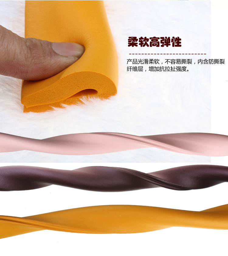 Baby U-shaped thickened anti-collision strip, children's coffee table multi-functional corner guard strip, baby safety products glass protective strip Application Scenario
