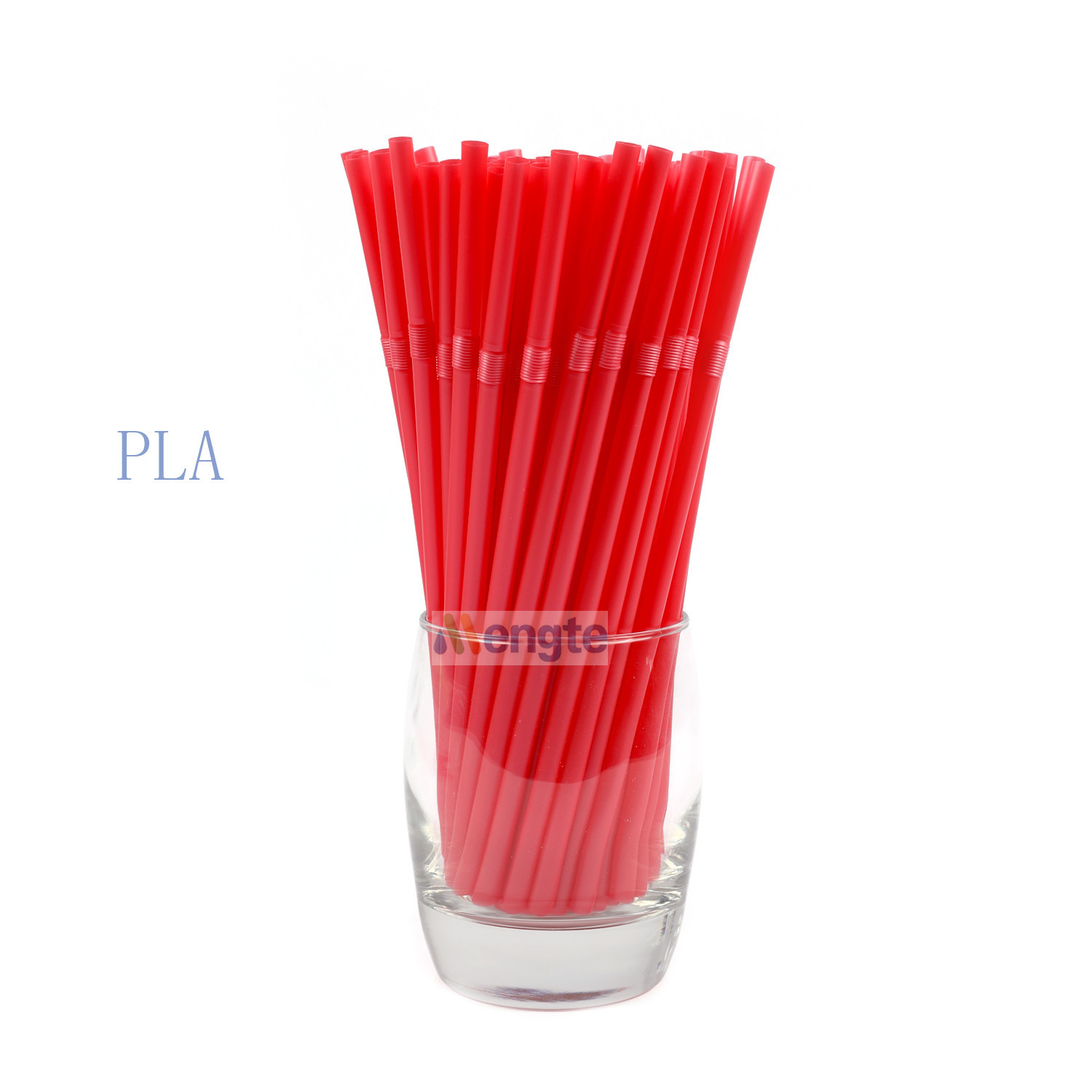 Yiwu Munters Brand Pla Degradation Environmental Safety And Health Color Blue Green Red Bent Straw.
