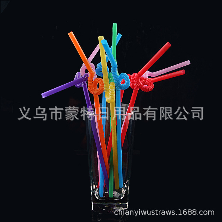 Environmental Safety And Health Color Disposable Food Grade Pp Materials. Colorful Art Straws Can Be Diy Application Scenario