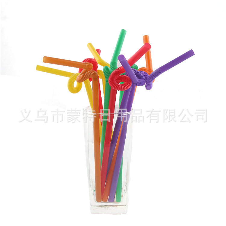 Environmental Safety And Health Color Disposable Food Grade Pp Materials. Colorful Art Straws Can Be Diy Item Picture