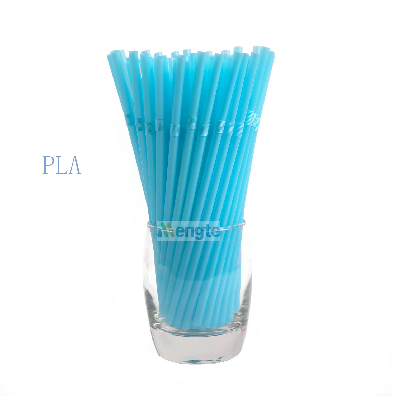 Yiwu Munters Brand Pla Degradation Environmental Safety And Health Color Blue Green Red Bent Straw. details Picture