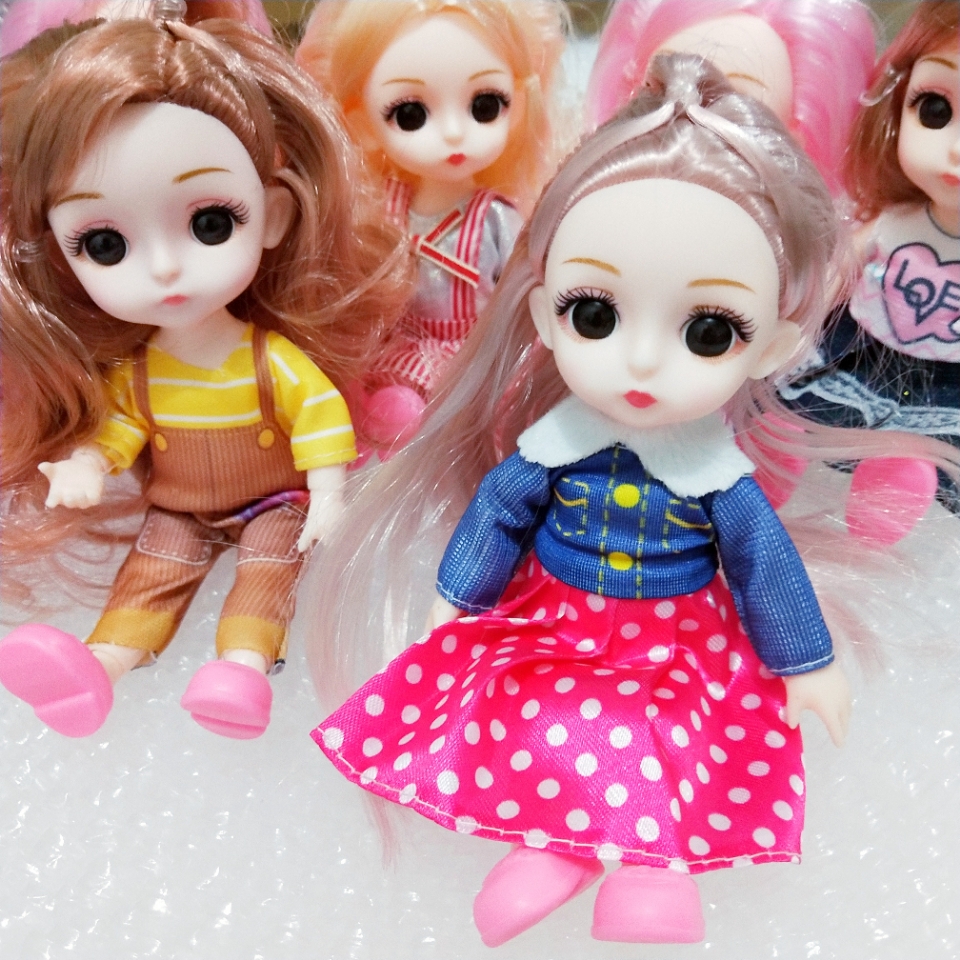 Six-inch solid dolls with 13 joints are very cute, adorable and super beautiful. Eight mixed sets are sold directly by the manufacturer and are selling well Application Scenario