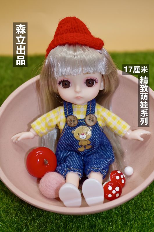 The new bestseller, a 17-centimeter exquisite vinyl doll in a windowed box, is selling well at the street stall Item Picture