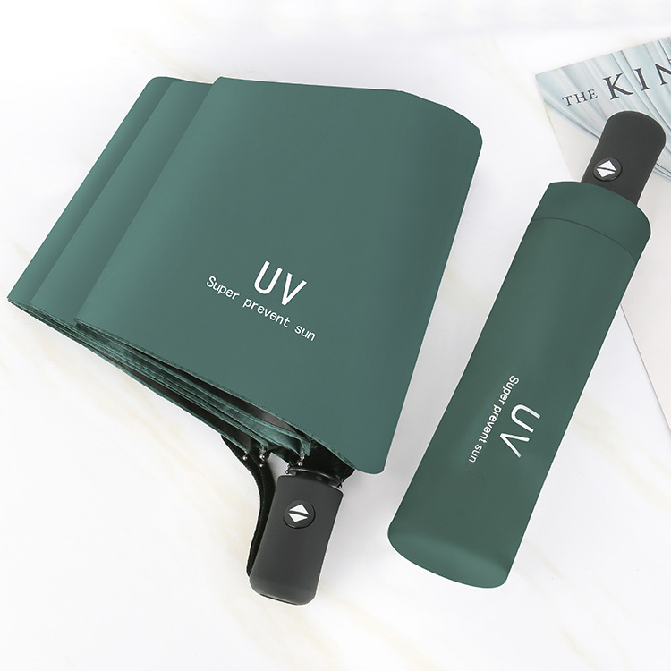 Vinyl Uv Protection Uv Umbrella Korean Version Mori Three Fold Umbrella Rain And Sunshine Dual Purpose Business Umbrella Gift Advertising Umbrella