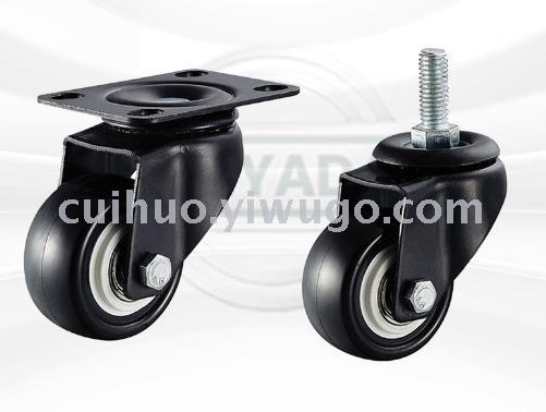 Ruedas de muebles carrito 1.5 "2" 2.5 "rueda de diamante de oro caja de aviación silla giratoria universal Item Picture